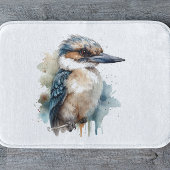 Schattigee Kookaburra op een Branch, custom Badmat