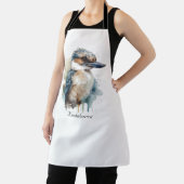 Schattigee Kookaburra op een Branch, custom Schort (Insitu)