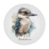 Schattigee Kookaburra op een Branch, custom Snijplank (Voorkant)