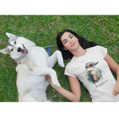 Schattigee Kookaburra op een Branch, custom T-shirt