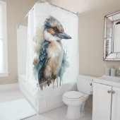 Schattigee Kookaburra op een Branch Douchegordijn (In situ)