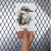 Schattigee Kookaburra op een Tak, op maat Bedankkaart