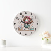 Schattigee  kookdame grote klok (Huis)