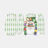 Schattigee kool Farmer's Market Baby shower Bedankdoosjes (Uitgevouwen)