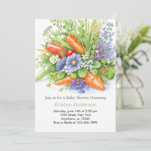 Schattigee kool patch Baby shower Kaart (Staand voorkant)