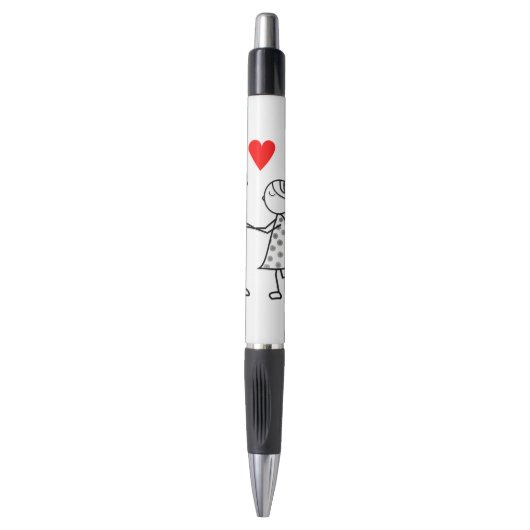 Schattigee koppelpen pen (Voorkant Verticaal)