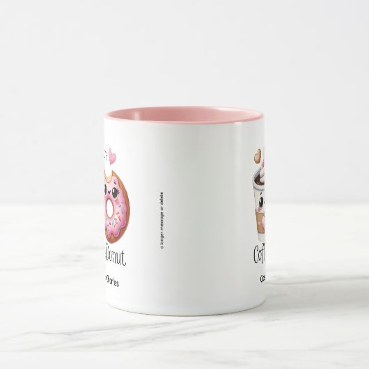 Schattigee koppels Gepersonaliseerd "Coffee to My Mok (Midden)