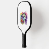 Schattigee kosmische bohemian cat pickleball paddle (Links)