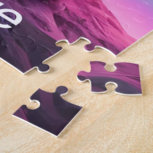 Schattigee Kosmische Chihuahua Surrealistische Reg Legpuzzel (Zijkant)