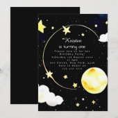 Schattigee Kosmische Kinderen Verjaardag Kaart (Voorkant / Achterkant)