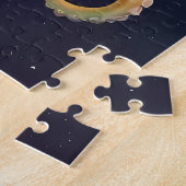 Schattigee kosmische octopus surrealistische regen legpuzzel (Zijkant)