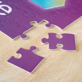 Schattigee Kosmische Puppy Dog Surrealistische Reg Legpuzzel (Zijkant)