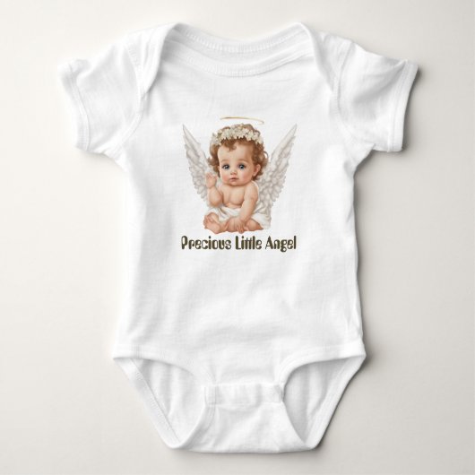 Schattigee kostbare kleine Angel meisje Romper (Voorkant)