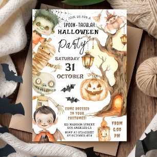 Schattigee Kostuum Halloween Party Spooktacular Ki Kaart