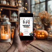 Schattigee kostuum pompoen Halloween Party Kaart