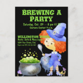 Schattigee Kostuumwedstrijd Halloween Party Briefkaart (Voorkant)