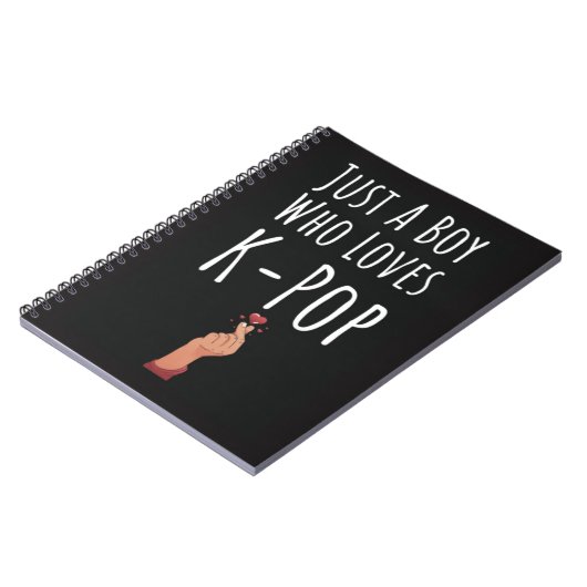 Schattigee KPOP cadeaus voor jongens voor kinderen Notitieboek (Linkerzijde)