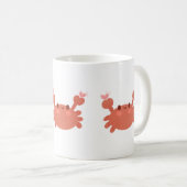 Schattigee krab Koffie mok (Voorkant rechts)