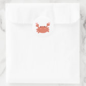 Schattigee krab sticker (Tas)