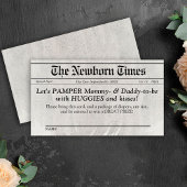 Schattigee krantenluier Raffle douchetussenvoegsel Informatiekaartje