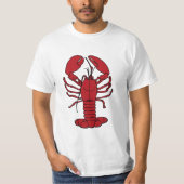 Schattigee Kreeft Nautisch strand leuk shirt (Voorkant)
