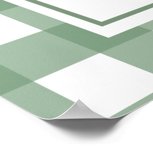 Schattigee krokodil 1e verjaardagsfeestje poster (Hoek)