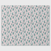 Schattigee krokodil,  alligatorpatroon. cadeaupapier (Vlak)