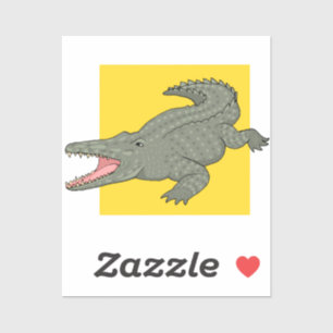 Schattigee Krokodil Sticker