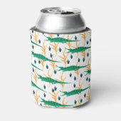 Schattigee Krokodillen Cartoon  Patroon Blikjeskoeler (Blikje Achterkant)