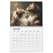 Schattigee Kunst Magische Kattenwereld Kalender (Feb 2027)