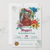 Schattigee Kunst Schilderij Kind Verjaardagsfeestu Kaart (Voorkant)