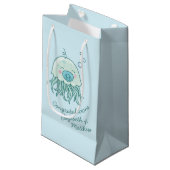 Schattigee kwal Baby shower Kawaii Blue Boy Klein Cadeauzakje (Voorkant Gekanteld)