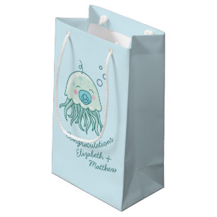 Schattigee kwal Baby shower Kawaii Blue Boy Klein Cadeauzakje