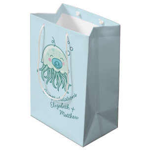Schattigee kwal Baby shower Kawaii Blue Boy Medium Cadeauzakje