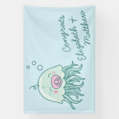 Schattigee kwal Baby shower Kawaii Pink Girl Spandoek (Verticaal)