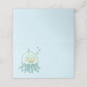 Schattigee kwal Baby shower Kawaii Plaatskaartje (Buitenkant ongevouwen)