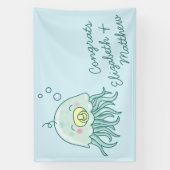 Schattigee kwal Baby shower Kawaii Spandoek (Verticaal)