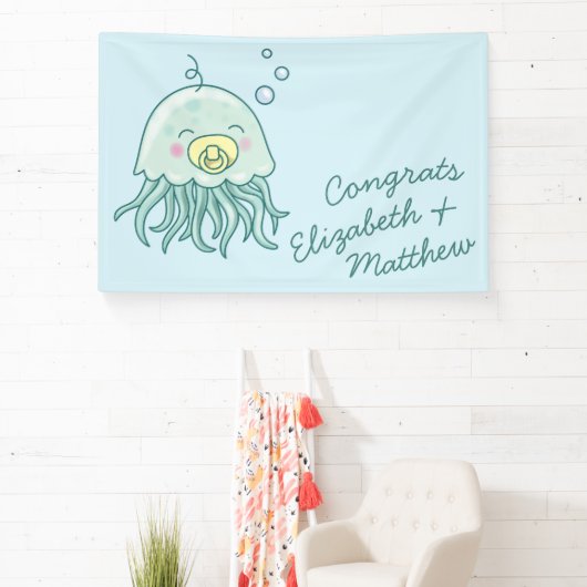 Schattigee kwal Baby shower Kawaii Spandoek (Insitu)