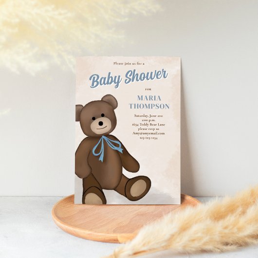 Schattigee  kwekerij Custom Baby shower Kaart