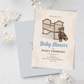 Schattigee  kwekerij Custom Baby shower Kaart