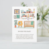 Schattigee Kwekerij Illustratie CUSTOM Boeken voor Informatiekaartje (Staand voorkant)