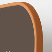 Schattigee labradoodle hond gepersonaliseerd pickleball paddle (Links Detail)