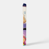 Schattigee Labrador Retriever met Halloween snoep iPhone 15 Case (Linkerkant)