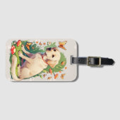 Schattigee Labrador Retriever met vlinders Bagagelabel (Voorkant (horizontaal))