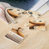 Schattigee Labrador Retriever Santa Dog Christmas Legpuzzel (Zijkant)