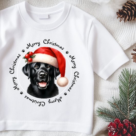 Schattigee Labrador Retriever Santa Dog Familie Ke T-shirt