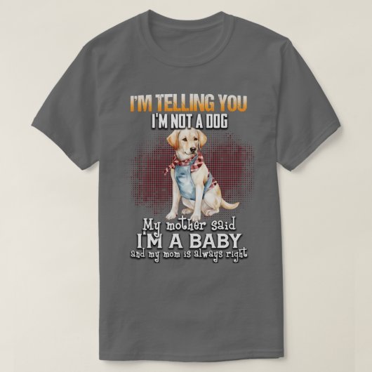 Schattigee labrador retriever t-shirt (Design voorkant)