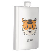 Schattigee Lachende Cartoon Tijger Flacon (Rechts)