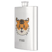 Schattigee Lachende Cartoon Tijger Flacon (Links)