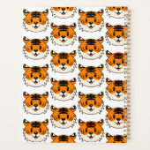 Schattigee Lachende Cartoon Tijger Planner (Achterkant)